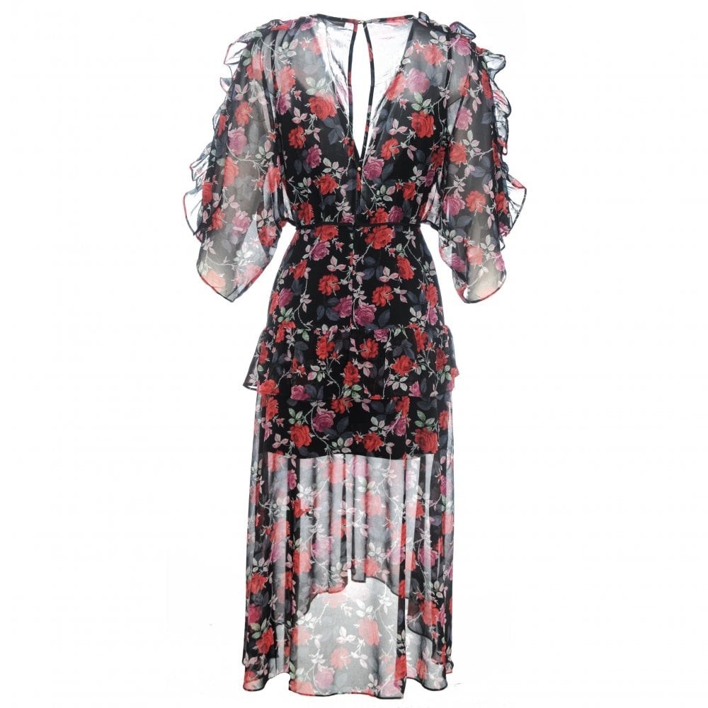 La Madison Talulah Jet Rose Midi Dress Sz XS - Picture 4 of 4